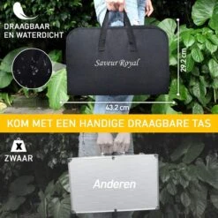 Saveur Royal® 35-delige Barbecue Gereedschapset In Roestvrij Staal - BBQ Grill Set Met Draagtas - Barbecuegerei-sets - Barbecue Accessoires Gereedschap - 35-delig -Kwaliteitskeukenwinkel Voor Thuis 1200x1200 291