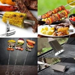 Saveur Royal® 35-delige Barbecue Gereedschapset In Roestvrij Staal - BBQ Grill Set Met Draagtas - Barbecuegerei-sets - Barbecue Accessoires Gereedschap - 35-delig -Kwaliteitskeukenwinkel Voor Thuis 1200x1200 292