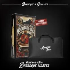 Mountain Jack® 40-Delige Luxe BBQ Grill Accessoires Set In Roestvrij Staal – Barbecue Gereedschap – Tangenset, Vlees Thermometer, Vleestang, Borstel, Spiezen, Vleesmes, Vleesvork -Kwaliteitskeukenwinkel Voor Thuis 1200x1200 295