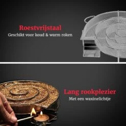 GrillX Cold Smoke Generator Met 1KG Appel Rookmot - 6 Liter - Smokerbox - RVS Rookbox - Rookgenerator - Koud Roken - BBQ Accesoires -Kwaliteitskeukenwinkel Voor Thuis 1200x1200 310