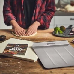 Burnhard Pizzasteen 38 X 30 X 1,5 Cm + Pizzaschep -Kwaliteitskeukenwinkel Voor Thuis 1200x1200 313