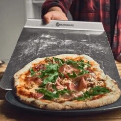 Burnhard Pizzasteen 38 X 30 X 1,5 Cm + Pizzaschep -Kwaliteitskeukenwinkel Voor Thuis 1200x1200 314