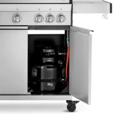 Burnhard Gas BBQ Big FRED Deluxe - 4 Branders - Incl. Keramische Infraroodbrander & Afdekhoes - Deluxe -Kwaliteitskeukenwinkel Voor Thuis 1200x1200 411