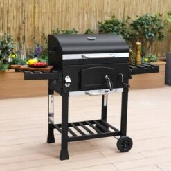 Alice's Garden Houtskool BBQ Bernard - Smoker - Verstelbare Houtskoolbak - Zwart -Kwaliteitskeukenwinkel Voor Thuis 1200x1200 451