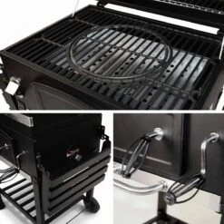 Alice's Garden Houtskool BBQ Bernard - Smoker - Verstelbare Houtskoolbak - Zwart -Kwaliteitskeukenwinkel Voor Thuis 1200x1200 452