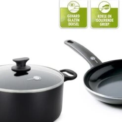 GreenPan Cambridge Koekenpan 26cm - Zwart - Inductie - PFAS-vrij -Kwaliteitskeukenwinkel Voor Thuis 1200x1200 509