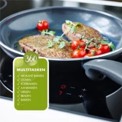 GreenPan Cambridge Koekenpan 26cm - Zwart - Inductie - PFAS-vrij -Kwaliteitskeukenwinkel Voor Thuis 1200x1200 516