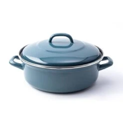 BK Fortalit Braadpan Ø 28 Cm - Blauw - Emaille - Inductie -Kwaliteitskeukenwinkel Voor Thuis 1200x1200 569