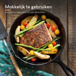 Ocina Gietijzeren Pan – Set Van 3 Stuks – ø25cm, ø19.5cm En ø16cm - Skillet - Koekenpan – Hapjespan – Koekenpan Inductie – Koekenpannenset - Gietijzeren Pan Bbq - Gietijzer - Incl. Receptenboek -Kwaliteitskeukenwinkel Voor Thuis 1200x1200 627