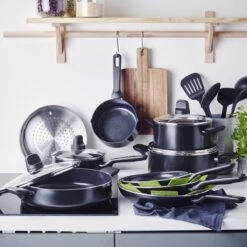 GreenPan Memphis Pannenset - 20-delig - Zwart - Inductie - PFAS-vrij 12 GreenPan Memphis Pannenset - 20-delig - Zwart - Inductie - PFAS-vrij -Kwaliteitskeukenwinkel Voor Thuis 1200x1200 737