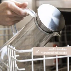 MÊZON® Schenkkan - Glazen Waterkan - Waterkaraf Voor Fruitwater - Multifunctionele Decanteer Karaf - Kan Met Deksel - 1.5L Capaciteit -Kwaliteitskeukenwinkel Voor Thuis 1200x1200 74