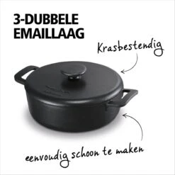 Brabantia The Dutch Braadpan - Matt Black - 28 Cm - Gietijzer 10 Brabantia The Dutch Braadpan - Matt Black - 28 Cm - Gietijzer -Kwaliteitskeukenwinkel Voor Thuis 1200x1200 748