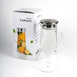 MÊZON® Schenkkan - Glazen Waterkan - Waterkaraf Voor Fruitwater - Multifunctionele Decanteer Karaf - Kan Met Deksel - 1.5L Capaciteit -Kwaliteitskeukenwinkel Voor Thuis 1200x1200 78