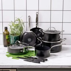 GreenPan Barcelona Infinity Pro Koekenpannenset - 3-delig - Zwart - Inductie - PFAS-vrij -Kwaliteitskeukenwinkel Voor Thuis 1200x1200 860