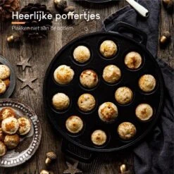 Ocina Poffertjespan Accessoires Set - Doseerfles - Poffertjes Spuitfles - 6x Poffertjes Vork - Kwast - Siliconen Kwast - Bakkwast - Gratis Poffertjes E-Book -Kwaliteitskeukenwinkel Voor Thuis 1200x1200 872