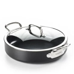 GreenPan Barcelona Infinity Pro Hapjespan Met Deksel 30cm - Zwart - Inductie - PFAS-vrij -Kwaliteitskeukenwinkel Voor Thuis 1200x1200 896