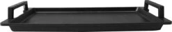 Eurolux Teppanyaki Plaat Met Grepen - 41 X 24 X 2.5 Cm - Zwart - Aluminium - Geschikt Voor Alle Warmtebronnen -Kwaliteitskeukenwinkel Voor Thuis 1200x230