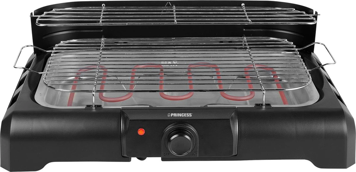 Princess 112250 Elektrische BBQ Met Zijplanken - BBQ - 40x25cm - Met En Zonder Statief Te Gebruiken - Met Zijplankjes - Ook Te Gebruiken Als Tafelgrill - 2200W 3 Princess 112250 Elektrische BBQ Met Zijplanken - BBQ - 40x25cm - Met En Zonder Statief Te Gebruiken - Met Zijplankjes - Ook Te Gebruiken Als Tafelgrill - 2200W - Afbeelding 3