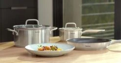Tefal Virtuoso Pannenset 5 Delig - Hoge Kookpan Ø 22 Cm + Steelpan Ø 16 Cm + Kookpannen Ø 18/20/24 Cm -Kwaliteitskeukenwinkel Voor Thuis 1200x634