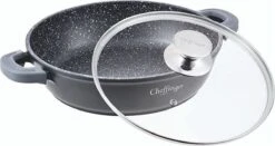 Cheffinger 28cm Lage Kookpot / Braadpan - CF-SC28 -Kwaliteitskeukenwinkel Voor Thuis 1200x637 2