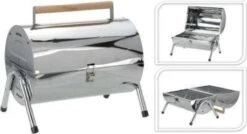 BBQ Collection Houtskoolbarbecue - Cilinder - Chroom -Kwaliteitskeukenwinkel Voor Thuis 1200x651