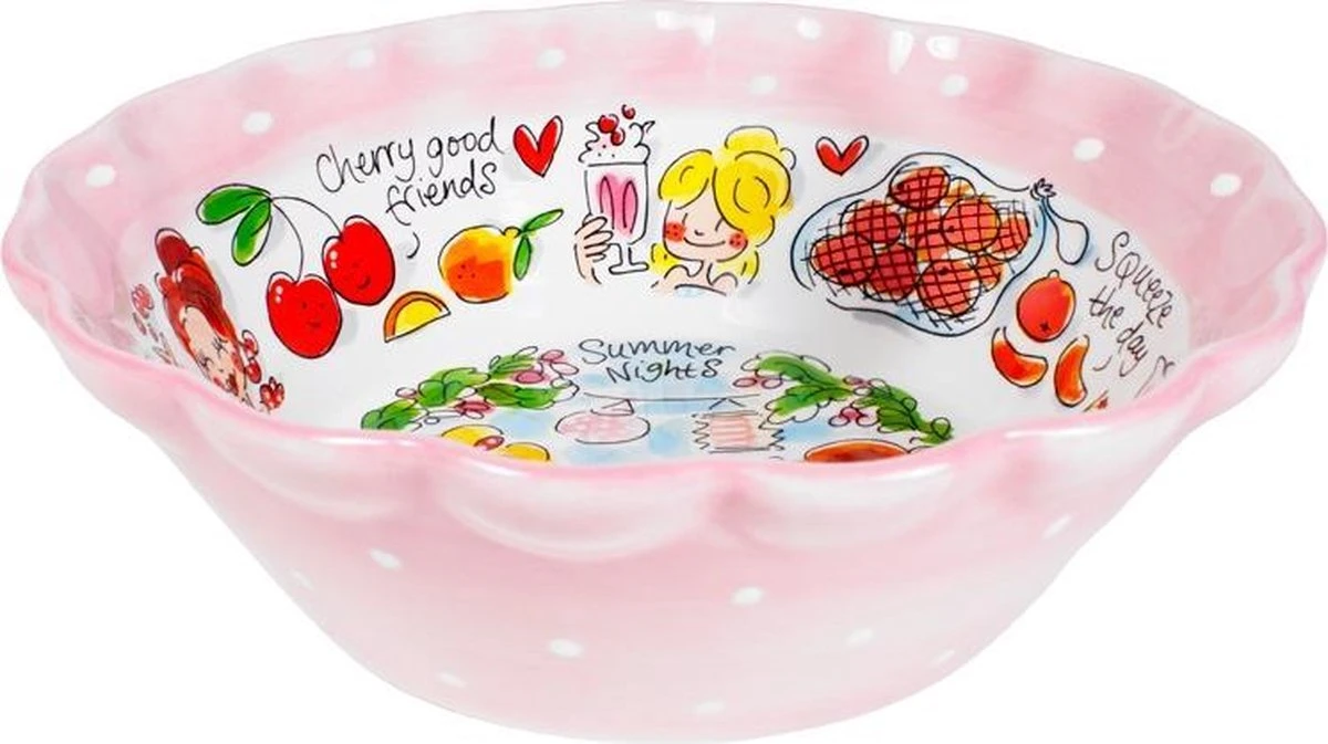 Blond Amsterdam Even Bijkletsen Fruit Schaal - Ø 24 Cm 1 Blond Amsterdam Even Bijkletsen Fruit Schaal - Ø 24 Cm