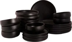 Maastricht Porselein Serviesset Universe Porselein 6-persoons 24-delig Zwart -Kwaliteitskeukenwinkel Voor Thuis 1200x707 2