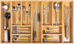 Grote Bestekbak Bamboe 81x47CM - Coninx Besteklade - Opbergbak - Duurzaam - Bamboe - Voor Laden Vanaf 47cm Diep -Kwaliteitskeukenwinkel Voor Thuis 1200x711 5