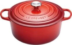 Le Creuset Signature Braadpan - 4,2 L - 24 Cm - Kersenrood -Kwaliteitskeukenwinkel Voor Thuis 1200x753 5