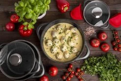 Smile 10-Delige Pannenset - Anti Aanbaklaag - Vaatwasser Bestendig - Zwart - MGK-17 -Kwaliteitskeukenwinkel Voor Thuis 1200x800 161