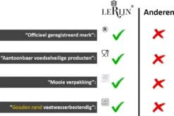 LeRijn® Serviesset Deventer 6 Persoons - 18 Delig - Licht Crème Wit Met Gouden Rand En Motief - Dinerborden - Soepborden - Dessertborden - Borden Servies - Bordenset -Kwaliteitskeukenwinkel Voor Thuis 1200x802