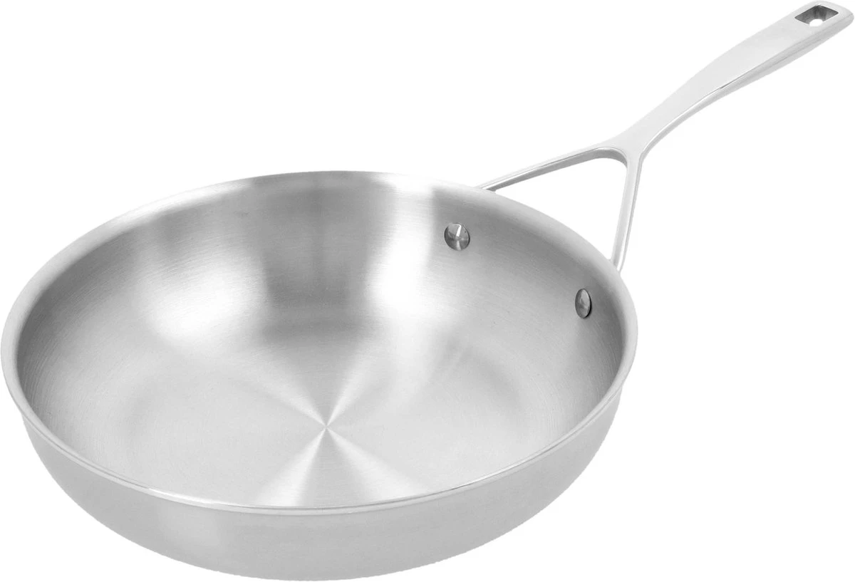 Demeyere Essential 5 RVS Koekenpan – Koekenpan Inductie - 24 Cm – PTFE-vrij 1 Demeyere Essential 5 RVS Koekenpan – Koekenpan Inductie - 24 Cm – PTFE-vrij