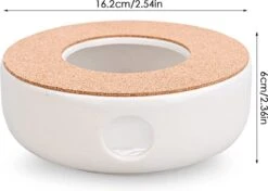 ConBlom Keramische Theepot, Warmer, Theewarmer, Koffiewarmer, Stoofje, Met Kurk-stoofje, Theepot Basis, Theefornuis, Melkwarmer Voor Thuis, Café, Theemelk (zonder Kaars En Theepot) -Kwaliteitskeukenwinkel Voor Thuis 1200x855