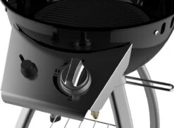 Accente Outdoor Gas BBQ - ø 45 Cm- Inclusief Grillplaat & Gasslang - Zwart -Kwaliteitskeukenwinkel Voor Thuis 1200x883