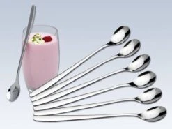 Dessertlepels - Cocktaillepels - IJslepels - Latte Macchiato Lepels - Yoghurtlepels - Set Van 6 Stuks -RVS (18/0) -19 Cm -Kwaliteitskeukenwinkel Voor Thuis 1200x900 93