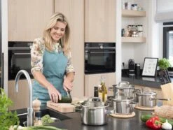 Sola Pannenset Juvia - 4 Delig - Ø 16,16,18,20 Cm - Zilver - RVS - Sandwichbodem -Kwaliteitskeukenwinkel Voor Thuis 1200x906 5