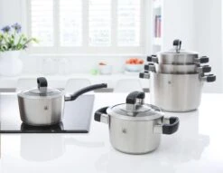 BK Conical Cool Pannenset - 5-delig - RVS - Geschikt Voor Alle Warmtebronnen -Kwaliteitskeukenwinkel Voor Thuis 1200x929