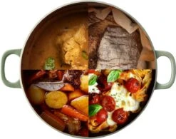 BK Bourgogne Braadpan Ø 24 Cm - Groen - Gietijzer - Inductie -Kwaliteitskeukenwinkel Voor Thuis 1200x945 4