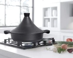 Aluminium Tajine Agadir- Matt Black Geschikt Ook Voor Inductie -Kwaliteitskeukenwinkel Voor Thuis 1200x960 3