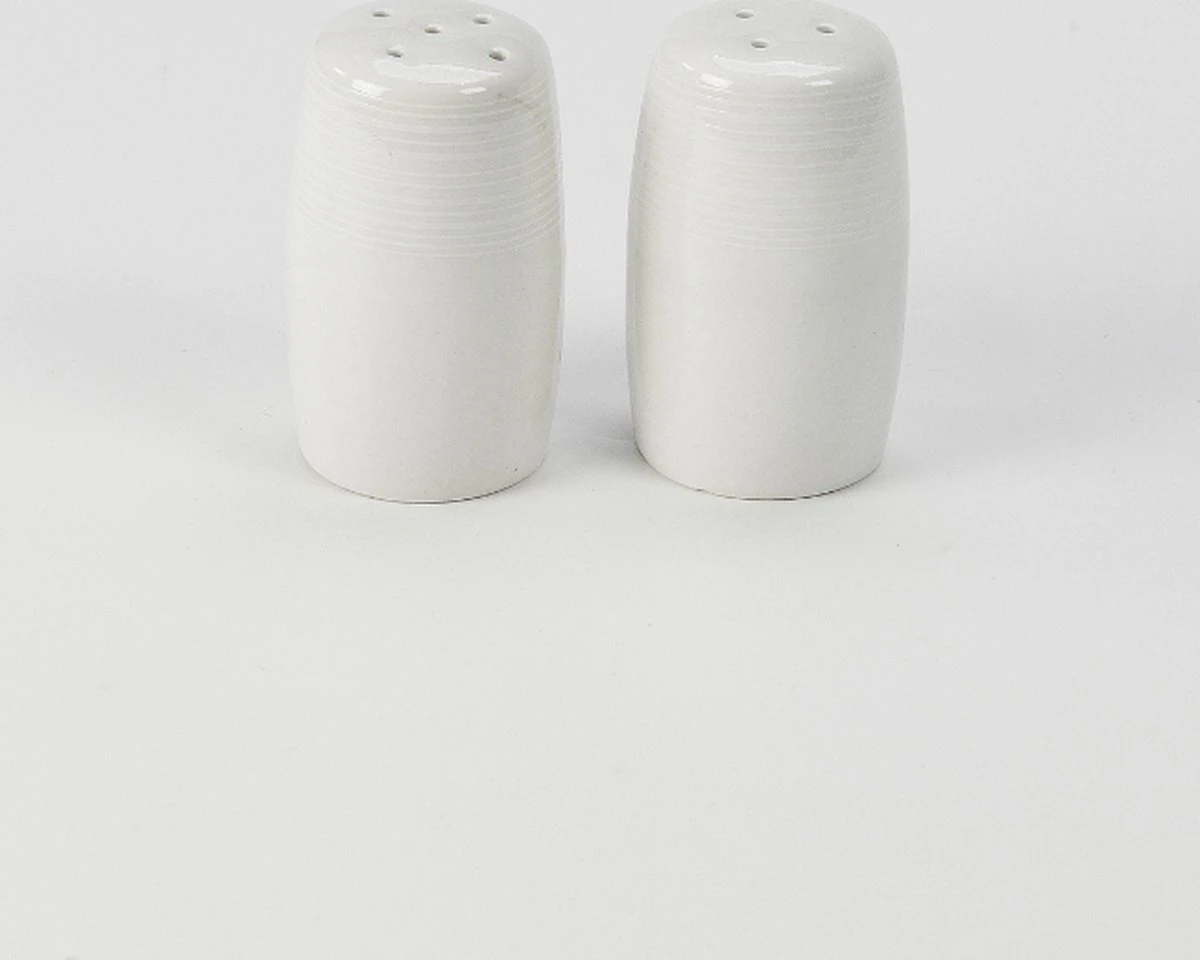 JT Serviesset - Wit - 35delig - 4 Persoons - Luxe Reliëf Design 6 JT Serviesset - Wit - 35delig - 4 Persoons - Luxe Reliëf Design - Afbeelding 6