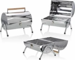 BBQ Collection Houtskoolbarbecue - Cilinder - Chroom -Kwaliteitskeukenwinkel Voor Thuis 1200x972 2