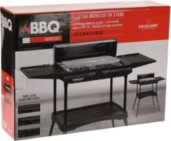 Excellent Electrics Elektrische Barbecue - Grilloppervlak (LxB) 36x24 Cm - 2000W - Zwart -Kwaliteitskeukenwinkel Voor Thuis 1200x993 3