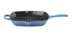 Le Creuset Grillpan Signature - Azure - 26 X 26 Cm - Geëmailleerde Anti-aanbaklaag -Kwaliteitskeukenwinkel Voor Thuis 20183262200422 alt1