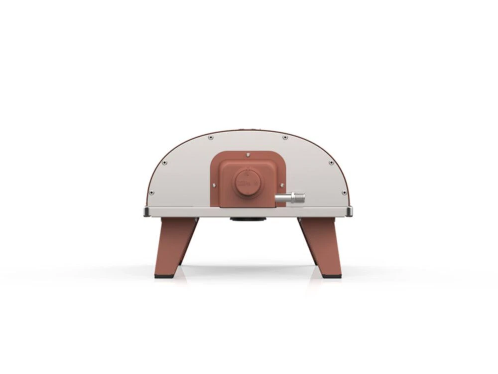 ZiiPa Pizza Oven Piana - Gasmodel - Met Thermometer - Terracotta - Voor ø 30 Cm Pizza's - Roterende Pizzasteen 6 ZiiPa Pizza Oven Piana - Gasmodel - Met Thermometer - Terracotta - Voor ø 30 Cm Pizza's - Roterende Pizzasteen - Afbeelding 6