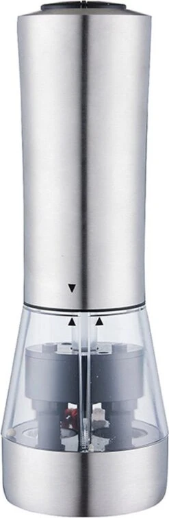 KROMS Peper En Zoutmolen Set - Peper En Zoutmolen Set Elektrisch -2 In 1 - Instelbare Maalgraad - Pepermolen - Zoutmolen - Peper En Zoutmolen Elektrisch -Kwaliteitskeukenwinkel Voor Thuis 392x1200