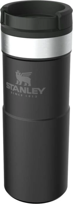 Stanley The NeverLeak™ Travel Mug 0,35L NEW - Thermosfles - Matt Black -Kwaliteitskeukenwinkel Voor Thuis 429x1200