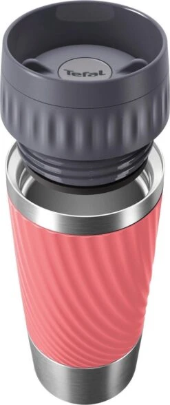 Tefal Travel Mug Easy Twist Thermobeker - Koraalrood - 0,36 Liter -Kwaliteitskeukenwinkel Voor Thuis 504x1200