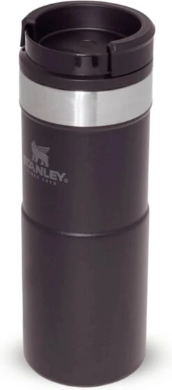 Stanley The NeverLeak™ Travel Mug 0,35L NEW - Thermosfles - Matt Black -Kwaliteitskeukenwinkel Voor Thuis 529x1200
