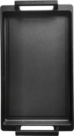 Eurolux Teppanyaki Plaat Met Grepen - 41 X 24 X 2.5 Cm - Zwart - Aluminium - Geschikt Voor Alle Warmtebronnen -Kwaliteitskeukenwinkel Voor Thuis 658x1200 1