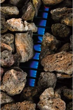 Halifax Gasbarbecue 5,5 KW - Buitenkeuken Met Lavasteen Grillplaat En Gaspit - 100x98 Cm -Kwaliteitskeukenwinkel Voor Thuis 802x1200